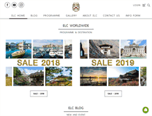 Tablet Screenshot of elctour.com